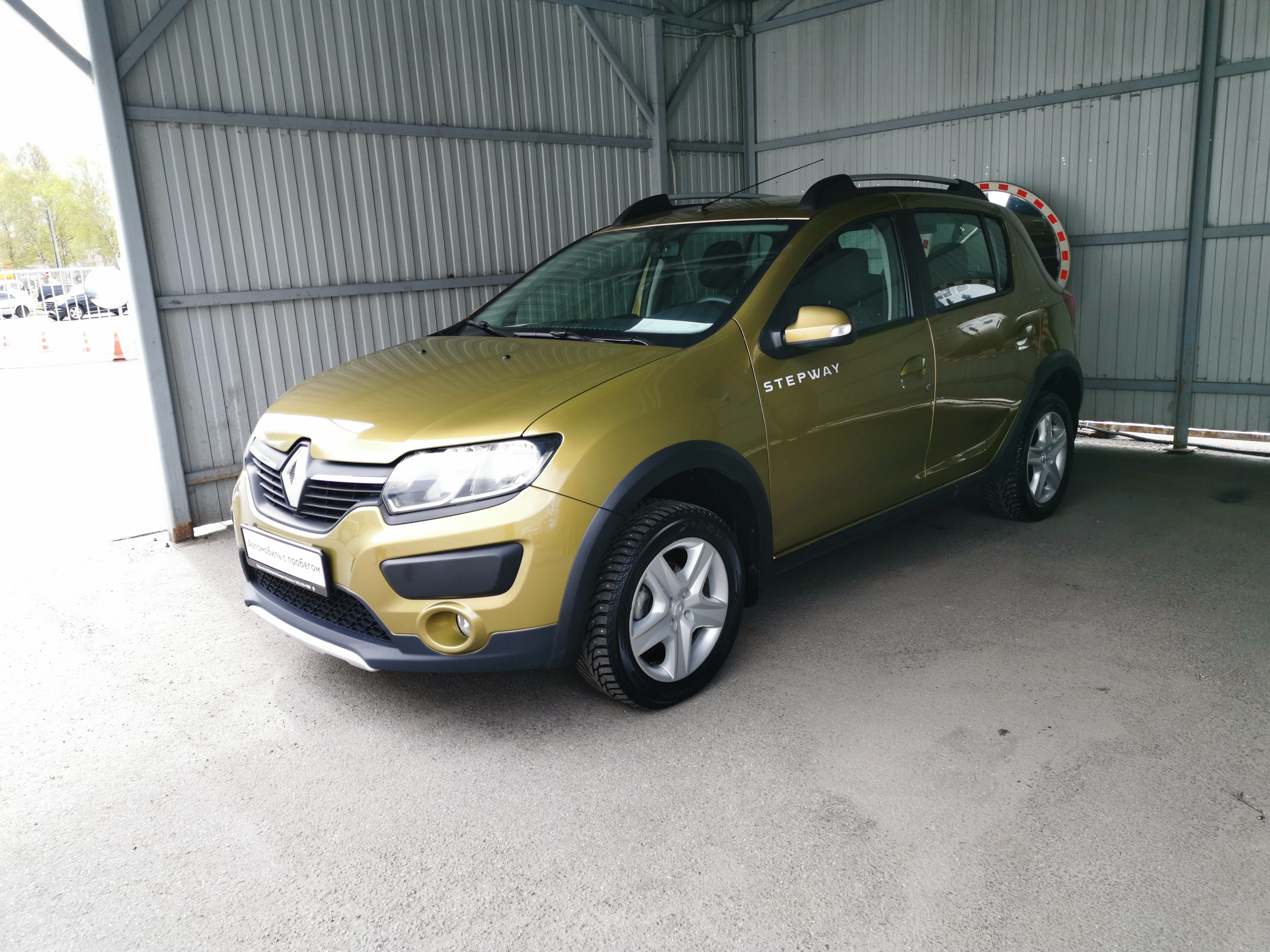 Renault Sandero после домашних животных.